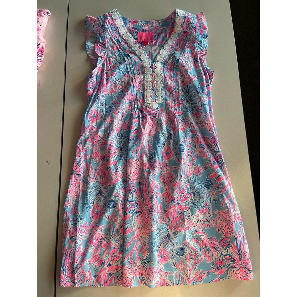NWT Lilly Pulitzer Joan Tunic Dress Celestial Blue Medium